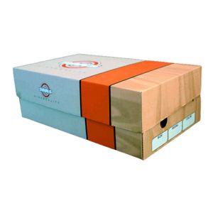جعبه بسته بندی مدل کفش مردانه طرح mdf کد m2 بسته 100 عددی